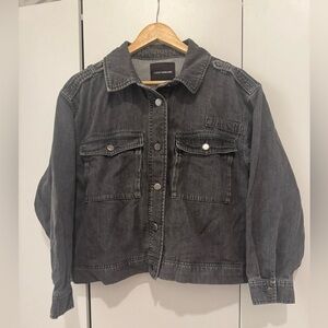 Lucky Brand Charcoal Denim Jacket